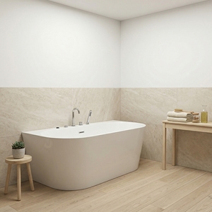 Baignoire Balnéo en Acrylique - FW-M-2004 - Massage Contemporain, Trempage Profond, OEM/ODM pour l'Hôtellerie et l'Habitat - Product Image 1