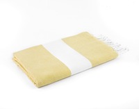 Serviette Fouta de Bain et de Plage ArtisRaw 100% Coton Biologique Antimicrobienne Écologique Couleur Personnalisée Tissée Abstraite Unie Faite à la Main FC008