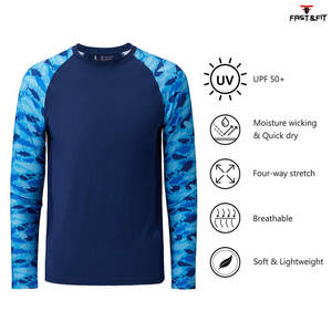 100% tela de poliéster diseño sublimado cómodo y transpirable hombres pesca camisas Casual manga larga pesca camisas - Product Image 5