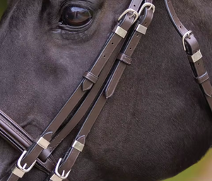 Logotipo personalizado Durable Western Leather Horse Shoes Equitación Acolchado Snaffle Dressage Racing Deportes al aire libre - Product Image 6