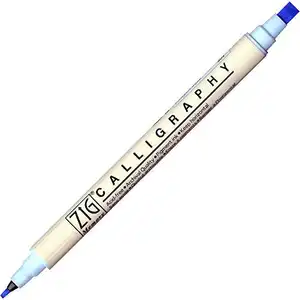 [KURETAKE] Kuretake ZIG система памяти каллиграфия MS - 3400-302 пудра синяя (импорт из Японии) (6 шт.) перьевая ручка чернильная кисть