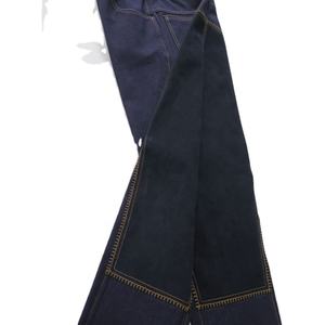 Culotte d'équitation en Denim extensible, couleur unie, élastique - Product Image 4