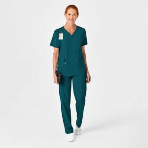 En gros Léger Scrubs Uniformes Ensembles Coton Polyester Pantalon De Jogging Médical Hôpital Médecins Infirmières Scrub Costumes 2025 - Product Image 2