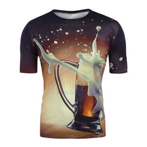 Camisetas de secado rápido 2025 personalizadas para hombre, cuello redondeado con protección UV, camiseta de pesca deportiva para hombre, sublimación de diseño personalizado - Product Image 2