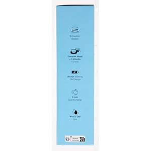 Mini Afeitadora Eléctrica Negra y Azul, Resistente al Agua IPX7, Fuente de Alimentación USB, Cuchillas Dobles/Triple, Recargable, para Cuerpo - Product Image 4