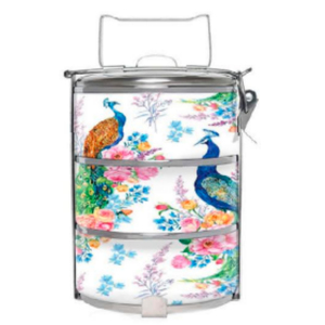 Men in thép không gỉ 5 Tier clip khóa <span class=keywords><strong>tiffin</strong></span> sôi động mughal mô hình, văn phòng/trường Dã Ngoại tàu sân bay - Product Image 1