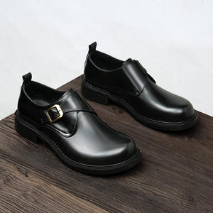 Chaussures en cuir avec talon renforcé et semelle antidérapante, chaussures formelles pour hommes, chaussures de travail pour hommes - Product Image 3