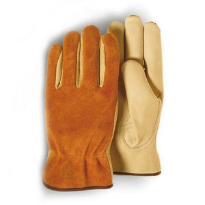 Nouveau Offre Spéciale Custom Made Colors & Design Gants de pilote en cuir de vache fendu avec des prix bon marché - Product Image 5