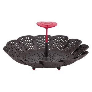 Lagostina Black <b>Plastic</b> Steamer <b>Basket</b> Model 012196000012 - Product Image 1