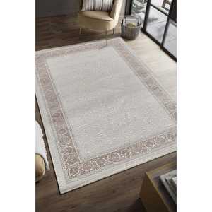 Alfombra Netline Home 100% Acrílica SE005 Color Crema, Moderna, Serenat, Antideslizante, Fácil de Limpiar, Duradera, 80x150cm, para Dormitorio o Estudio - Product Image 2