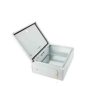 Gabinete de red con recubrimiento de polvo de acero galvanizado IP55 Caja exterior SNMP 5G 32U/42U Estante de protección de batería de pared espacial - Product Image 1