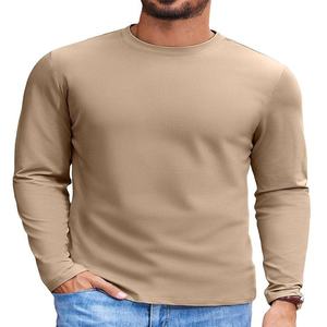 <b>Men's</b> High Quality Custom Logo Cotton <b>T</b>-<b>Shirt</b> Oversized Fit <b>Long</b> <b>Length</b> Button Neck Silk Print Pattern Knitted Fabric Wholesale - Product Image 1
