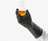 Gants anti-chimiques en latex Ansell AlphaTec 87-118 Haute résistance aux produits chimiques à base d'eau Abrasion Personnalisable Utilisation industrielle