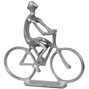 Escultura de pareja de baile de aluminio fundido de la mejor calidad Acabado en plata Moderno para el hogar Hotel Decorativo Hecho a mano Antiguo - Product Image 5