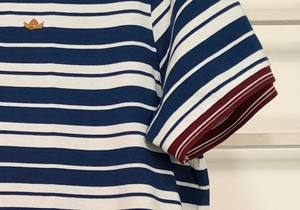 Vêtements décontractés 100% coton personnalisés pour hommes T-shirt à manches courtes teint en fil avec motif de BD - Product Image 4