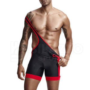 Último diseño de lucha libre Singlet Nuevo estilo de los hombres de lucha libre Singlet cómodo Wrestling Singlet - Product Image 3