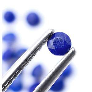 Alta calidad 25 piezas lapislázuli Natural suelto 3mm corte 2mm espesor azul 2,55 Cts lote superior Iroc ventas faceta cuarzo piedra Círculo - Product Image 4