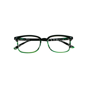 Gafas de lectura hawaianas, color negro-verde - Product Image 1