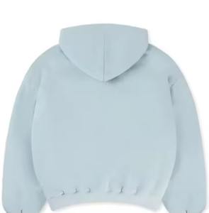 Sudadera con capucha en blanco al por mayor Unisex algodón polar pulóver sudaderas con capucha OEM logotipo personalizado impresión Streetwear proveedor - Product Image 2