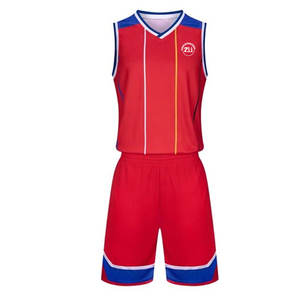 Tenues de basket-ball durables, respirantes et confortables, couleur unie, 100% polyester, légères, grandes tailles, fabriquées au Pakistan, toutes tailles - Product Image 1