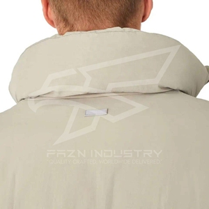 Chaquetas de hombre personalizadas ligeras al por mayor burbuja acolchada poliéster Logo parche Puffer mujeres y chaquetas de hombre - Product Image 6