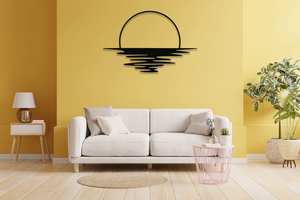 Tenture murale en bois faite à la main avec glands et imprimés tribaux, accent décoratif élégant pour les chambres, les acheteurs d'exportation et les acheteurs mondiaux - Product Image 2