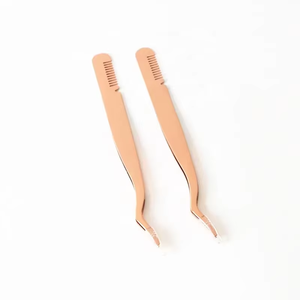 Pince à épiler d'extension de haute qualité, durable, à pointes fines de précision, outil de beauté en acier inoxydable, application précise et fluide des cils, professionnelle - Product Image 6