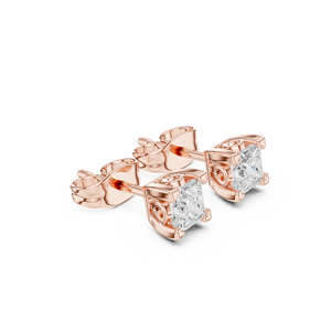 Pendientes de Zirconia cúbica de estilo europeo y americano de gama alta Pendientes de aro de 14K de moda popular de Plata de Ley 925 para mujer - Product Image 2