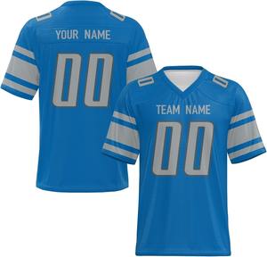 Camisetas de Fútbol Americano 2026, Fabricante Personalizado, Suministro de Secado Rápido, 100% Poliéster, Impresión por Transferencia de Calor, Logotipo del Equipo, Manga Corta - Product Image 4