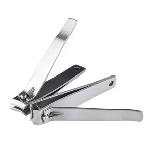 กรรไกรตัดเล็บสแตนเลสแบบพกพาคุณภาพสูงอุปกรณ์ความงามชุดทำเล็บเท้าปรับแต่งได้กรรไกรตัดผม - Product Image 1