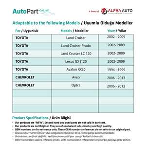 Cylindre de verrouillage d'arbre d'allumage pour Chevrolet Aveo, Optra - Product Image 2