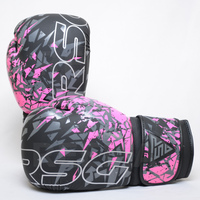 Cuir synthétique Matériau haute densité Mousse injectée Gants de boxe de compétition Reema Technologies