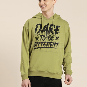 Sudadera con capucha de mezcla de algodón suave para hombres con ajuste relajado y estilo pulóver Sudadera con capucha informal para hombres - Product Image 1