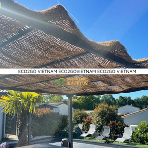 Fournisseur de voiles d'ombrage rectangulaires en fibre de coco directement de l'usine, taille personnalisable, pour la protection solaire, décoration par ECO2GO Vietnam - Product Image 4