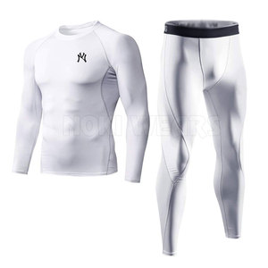 Ropa de entrenamiento Conjunto de compresión Material duradero Conjunto de compresión En stock Conjunto de compresión para hombres - Product Image 1