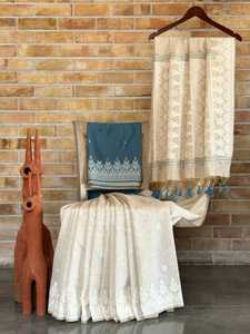 Modische attraktive High On Demand Ethnische Kleidung Premium Soft Muga Cotton <span class=keywords><strong>Saree</strong></span> In <span class=keywords><strong>Jamdani</strong></span> Weben Border Work Zum Verkauf