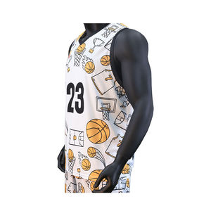 Ensemble de maillot de basket-ball athlétique, short respirant à séchage rapide, vêtements de sport en gros - Product Image 2