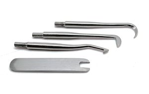 Removedor de Coronas Manual de Acero Inoxidable, Instrumento Dental con Palanca y Accesorios, Empuñadura Ergonómica, Herramienta Quirúrgica - Product Image 2