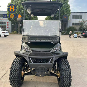 Voiturette de <span class=keywords><strong>golf</strong></span> électrique 4 places au meilleur <span class=keywords><strong>prix</strong></span> tout-terrain avec barres de toit adaptées à une utilisation en extérieur - Product Image 2