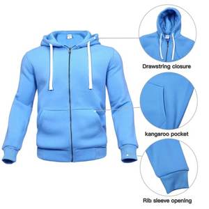 <b>Mens</b> 2 Piece Outfit Plain Tracksuit Set Zip Up Hoodies Sweatshirt <b>Lounge</b> <b>Pants</b> with Pockets Casual Loose Sweatsuit - Product Image 3