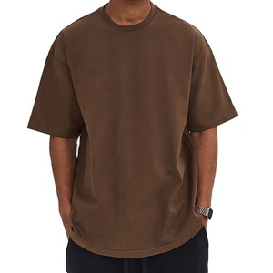 เสื้อยืดคอกลมสำหรับผู้ชายผ้าคอตตอน100% โอเวอร์ไซส์ออกแบบได้ตามต้องการโลโก้สีที่เป็นมิตรต่อสิ่งแวดล้อมระบายอากาศได้ดีมีคุณภาพสูง - Product Image 1