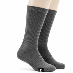 Calcetines deportivos de punto ecológicos Spandex Nylon transpirable estiramiento que absorbe la humedad entrenamiento atlético gimnasio correr calcetín hombres mujeres - Product Image 4