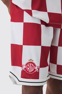 Nouveau short en maille de style basket-ball sublimé personnalisable short de course à pied à motif solide avec votre propre logo - Product Image 6