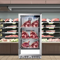 Armoire à viande sèche Armoire à viande Steak Boeuf à sec Armoire à réfrigérateur pour le stockage du boeuf Compresseur de la viande Steak Réfrigérateur fait maison
