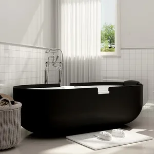 Bañera de Lujo Hecha a Mano de Acero Inoxidable, Ecológica y Duradera, con Textura Pulida Suave y Diseño Moderno para Hoteles y Resorts de Spa - Product Image 2