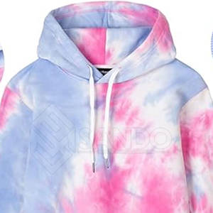 Solid Color <b>Lightweight</b> Tie Dye <b>Hoodies</b> For <b>Men</b> Outdoor Use Oversized High Quality <b>Men</b> Tie Dye <b>Hoodies</b> - Product Image 4