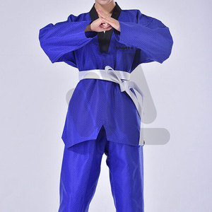 Nouveauté Uniformes de Taekwondo Personnalisés Élégants 2024 100% Coton 220g Coupe Confortable Unisexe Adultes Option Logo Personnalisé Personnalisé - Product Image 5