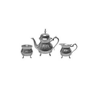 Copper Metal Tea Copper Metal Tea Set For Home & <b>Garden</b> <b>Table</b> Top Decorative Serving Tea & Coffee <b>Drink</b> Ware Kettle Pots Usage - Product Image 3