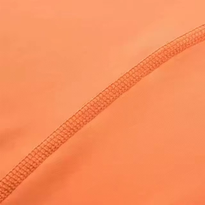 Camiseta Básica de Manga Corta para Mujer, Color Naranja, Personalizada, de Algodón, Corte Holgado, Lisa, OEM, ODM, Venta al Por Mayor - Product Image 5