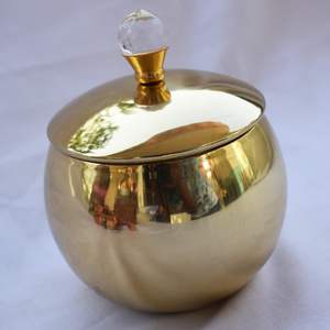 Golden Brass <b>Storage</b> Jar <b>Container</b> <b>Food</b> Species <b>Dry</b> Fruits <b>Storage</b> <b>Container</b> Jar Home Hotel Restaurant Kitchen Decoration - Product Image 3